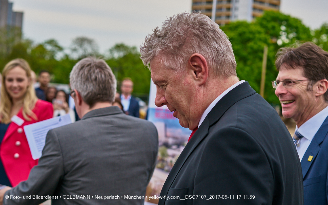 11. Mai 2017 - Grundsteinlegung für die LOGE und dem Kulturquadrat in Neuperlach